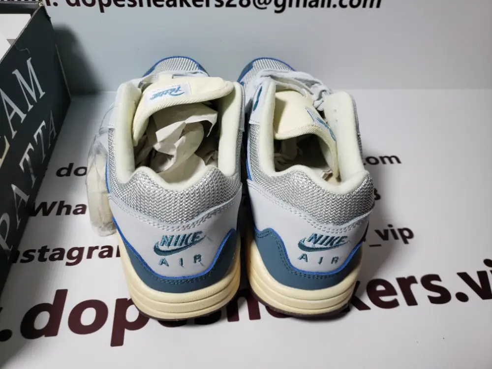 Patta best sites for replica sneakers x Nike Air Max 1 "Aqua Noise" DH1348-004