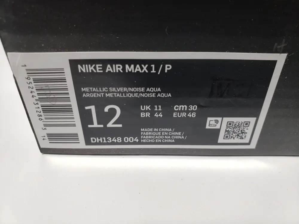 Patta best sites for replica sneakers x Nike Air Max 1 "Aqua Noise" DH1348-004