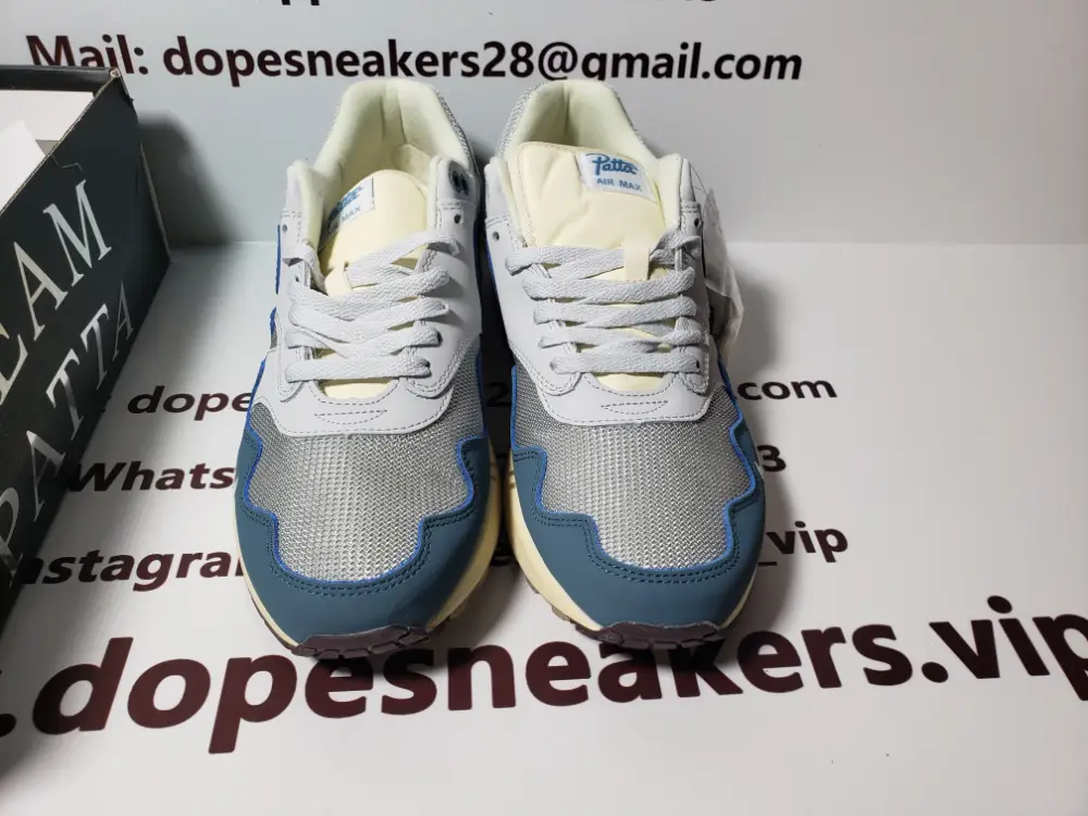 Patta best sites for replica sneakers x Nike Air Max 1 "Aqua Noise" DH1348-004