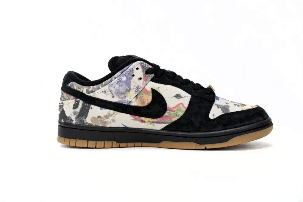 Supreme Dunk “Rammellzee” × Nike Dunk Low “Rammellzee” FD8778-001