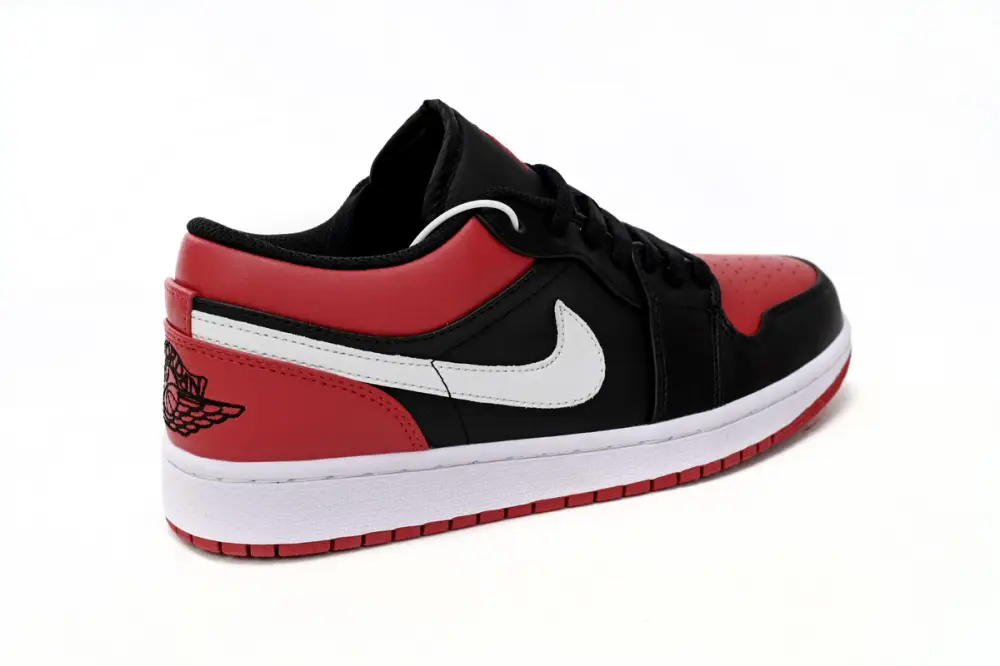 Air Jordan 1 Low Retro Black Red 553558-066 