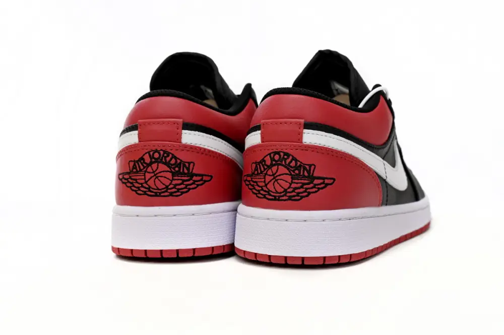 Air Jordan 1 Low Retro Black Red 553558-066 