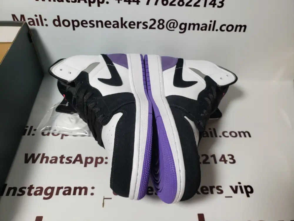 Jordan Jordan 1 Mid 1 Mid SE Purple 852542-105