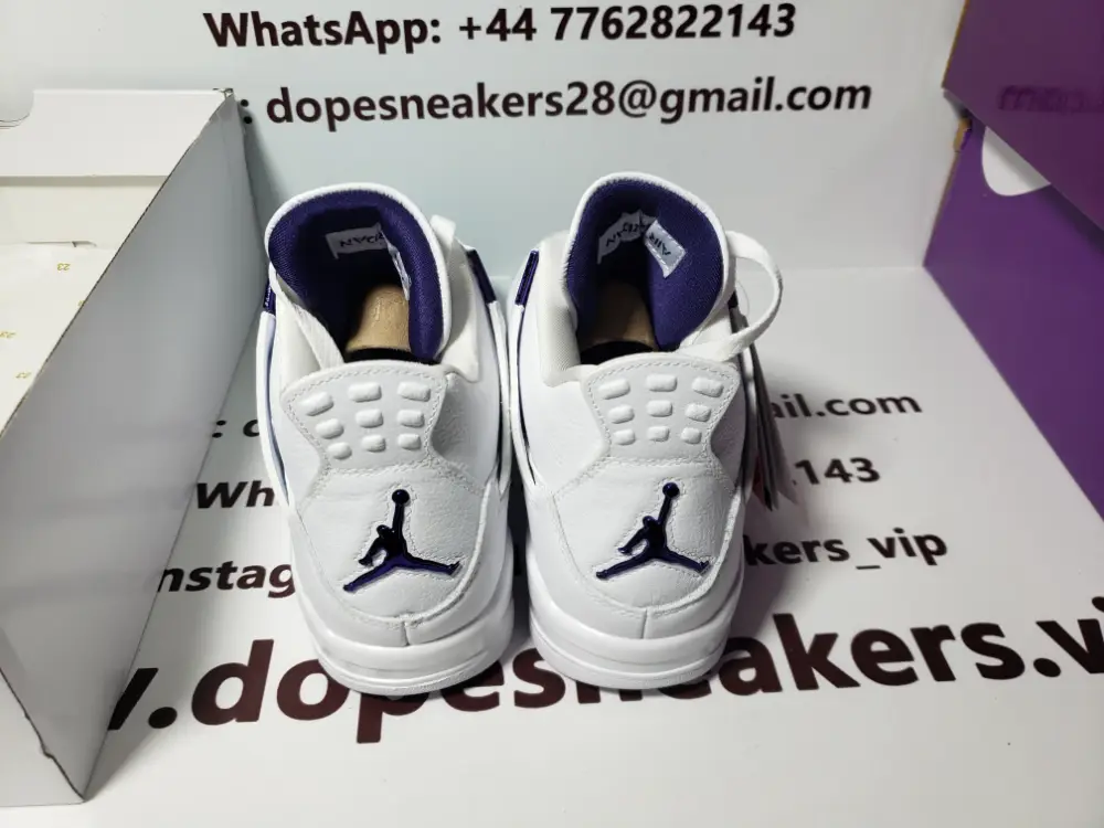 Air Jordan 4 Purple Metallic reps Jordan 4 Retro Purple Metallic CT8527-115 (Top Quality)