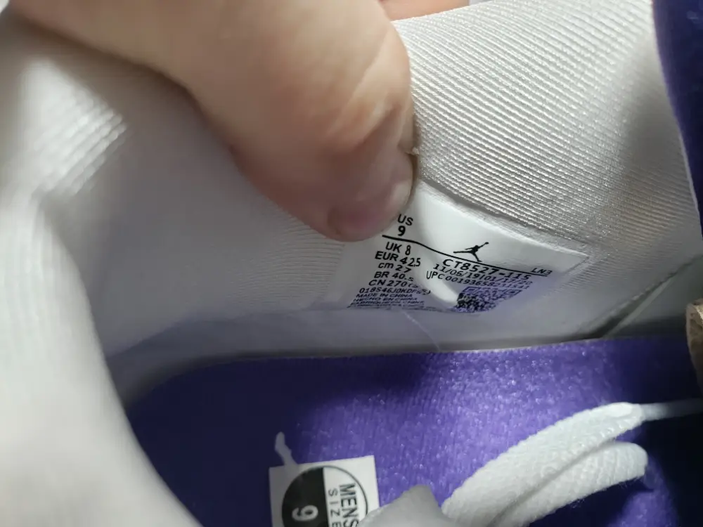 Air Jordan 4 Purple Metallic reps Jordan 4 Retro Purple Metallic CT8527-115 (Top Quality)