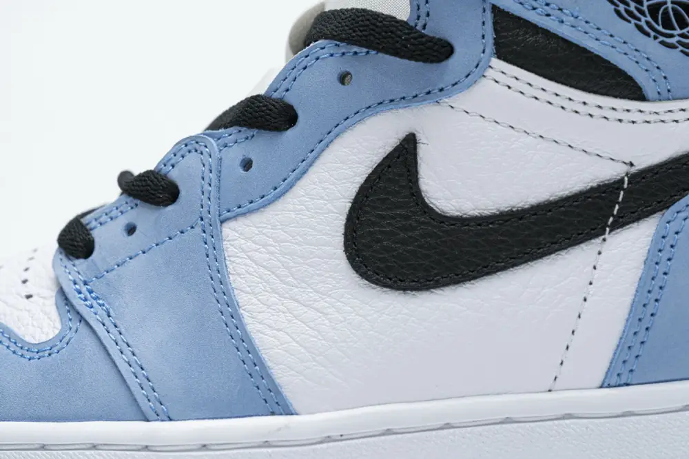 Air Jordan 1 Retro High White University Blue Black 555088-134(High quality) 