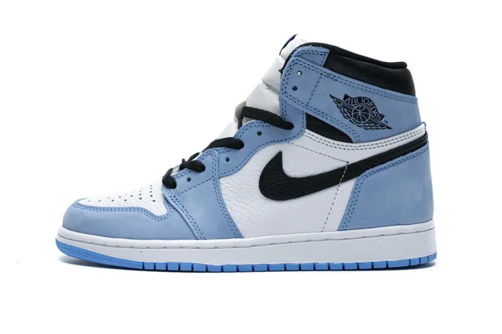 Air Jordan 1 Retro High White University Blue Black 555088-134(High quality) 194844