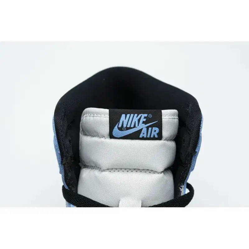 Air Jordan 1 Retro High White University Blue Black 555088-134(High quality) 