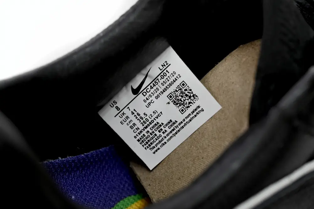 CPFM CPFM AF1 REPS x Nike Air Force 1 All Black DC4457-001(2020)