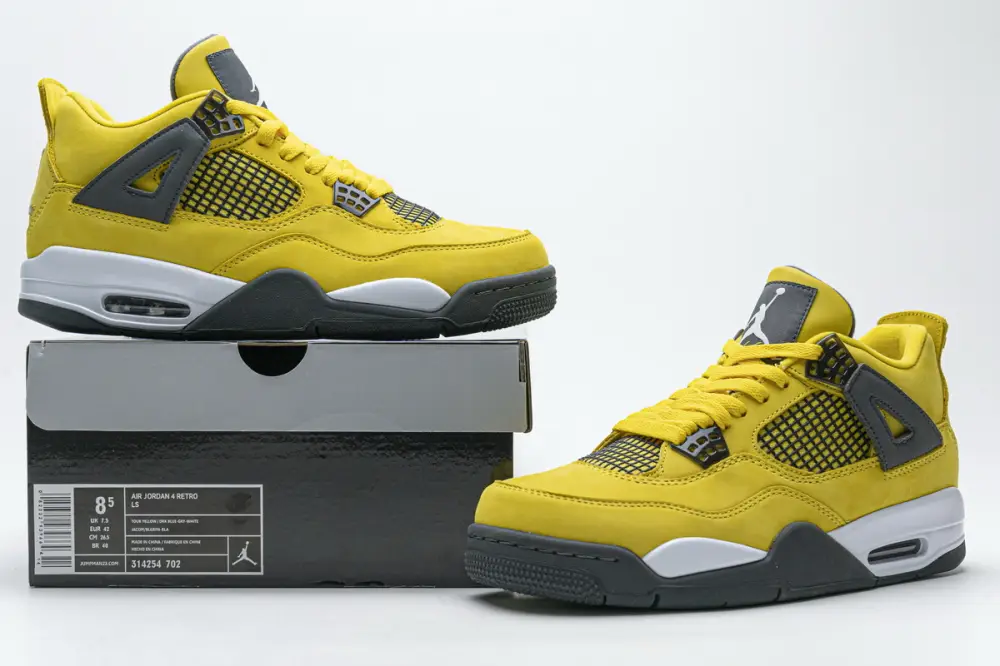Air Best Jordan 4 Retro Lightning 314254-702 (2006)