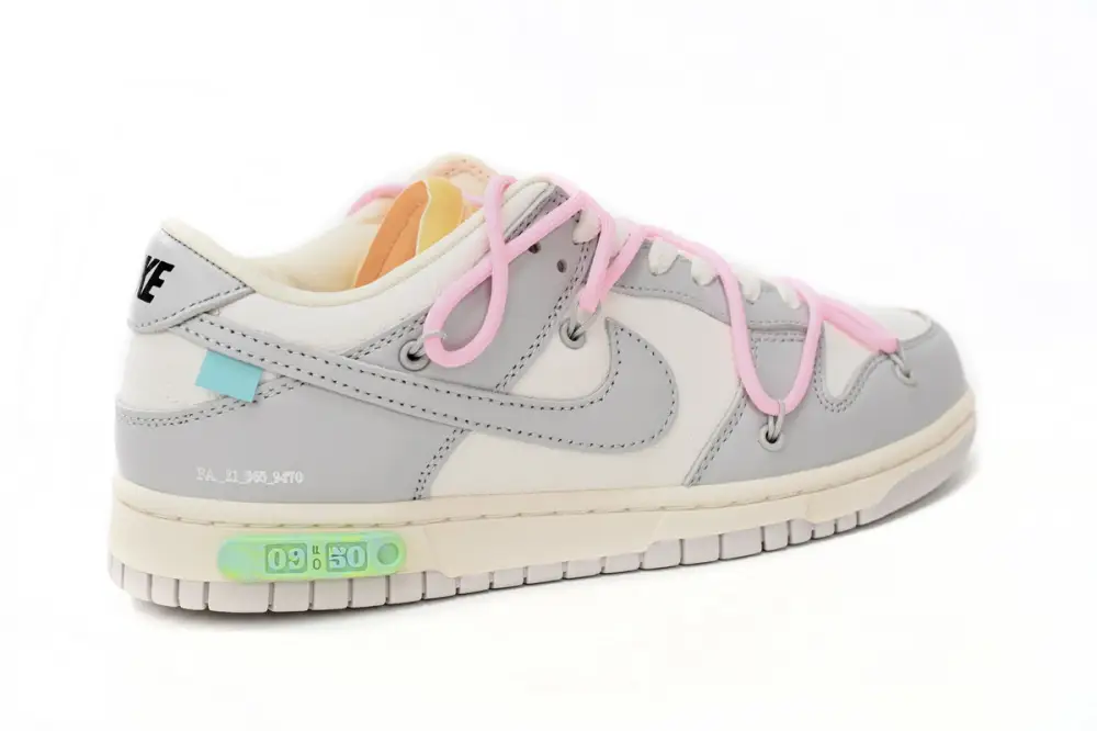 OFF Off-White Lot 9 WHITE x Nike Dunk SB Low The 50 NO.09 DM1602-109