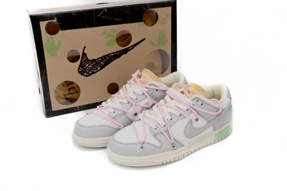 OFF Off-White Lot 9 WHITE x Nike Dunk SB Low The 50 NO.09 DM1602-109