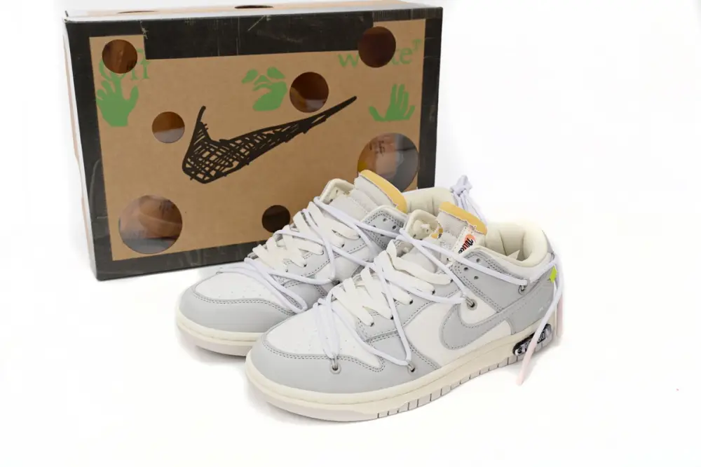 OFF Off-White Lot 49 WHITE x Nike Dunk SB Low The 50 NO.49 DM1602-123