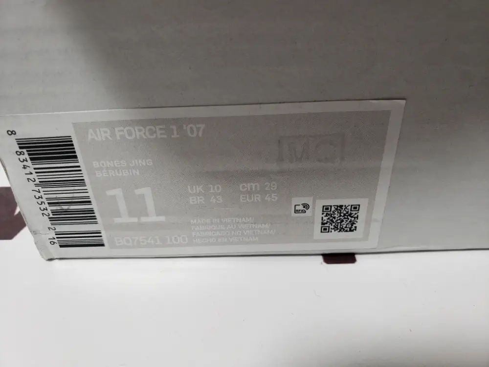 Nike Af1 skeleton white reps Air Force 1 Low Skeleton Halloween (2018) BQ7541-100