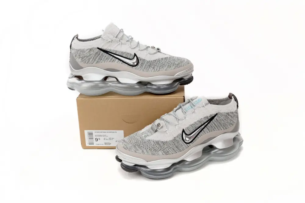 Nike Air Max Scorpion FK Lemon Grey Silver FD4612-001 