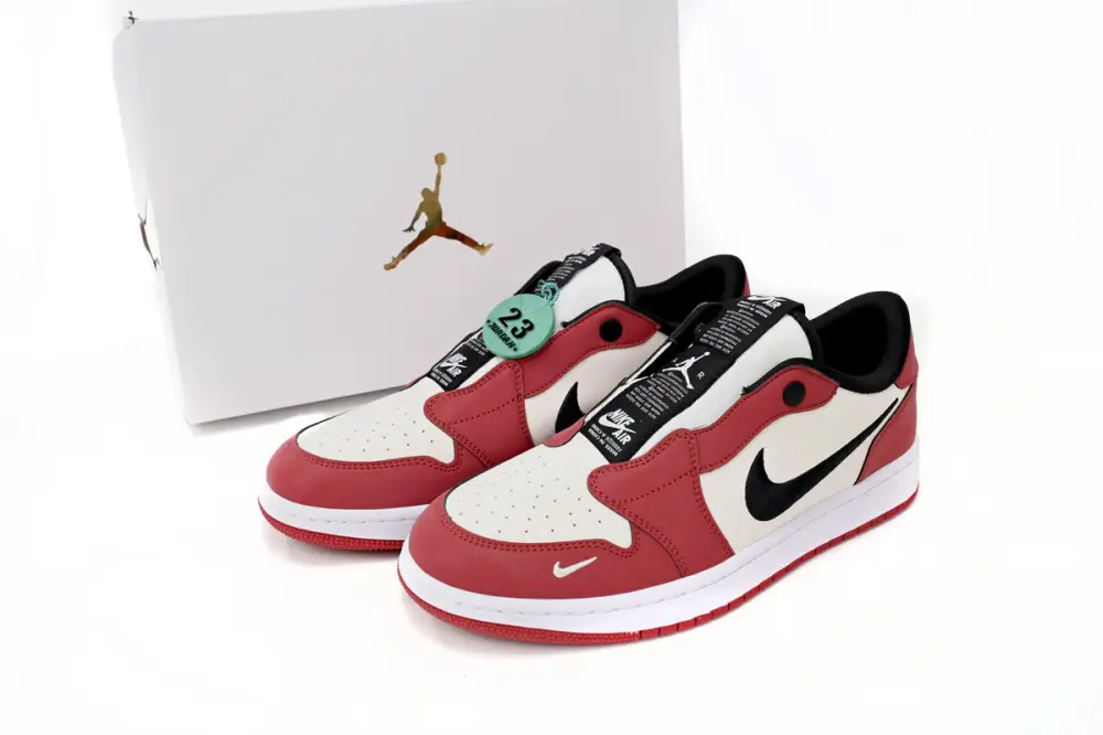 Air Jordan 1 Low Slip WMNS Jordan 1 Low Reps NRG White Red BQ8462-601