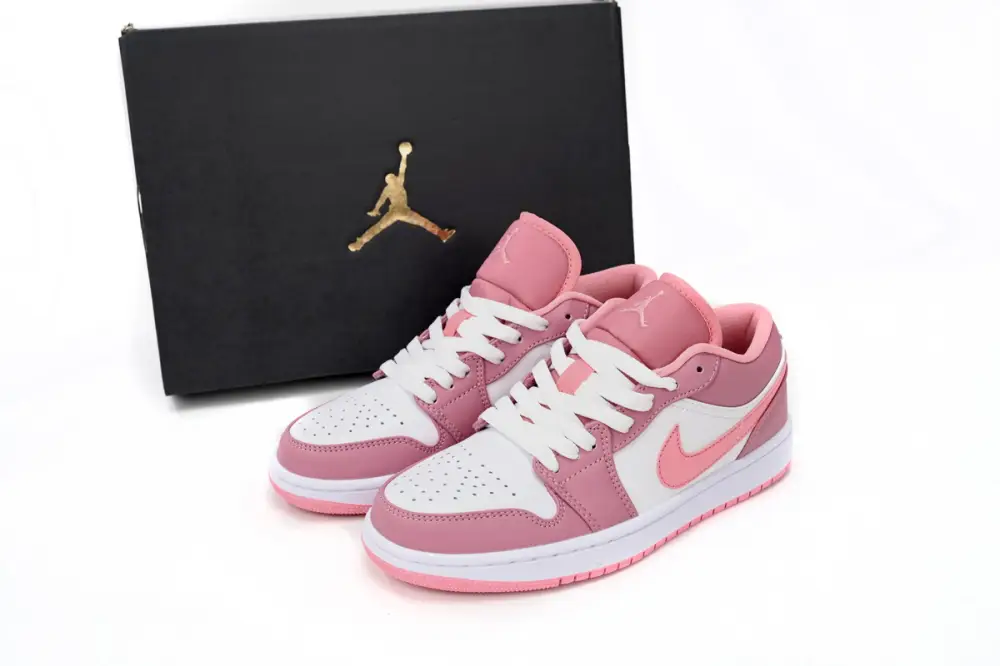 Air Jordan 1 Low Pink White 553560-616 