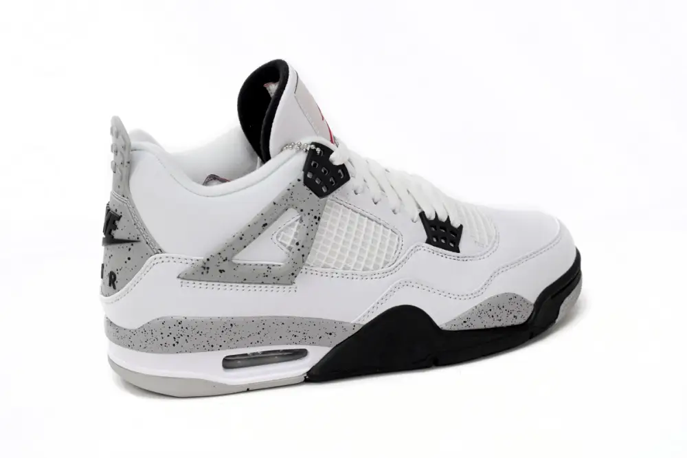Air Jordan 4 reps Jordan 4 Retro White Cement 840606-192(Best Quality）