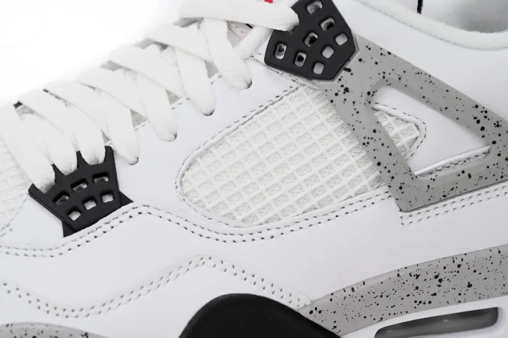 Air Jordan 4 reps Jordan 4 Retro White Cement 840606-192(Best Quality）