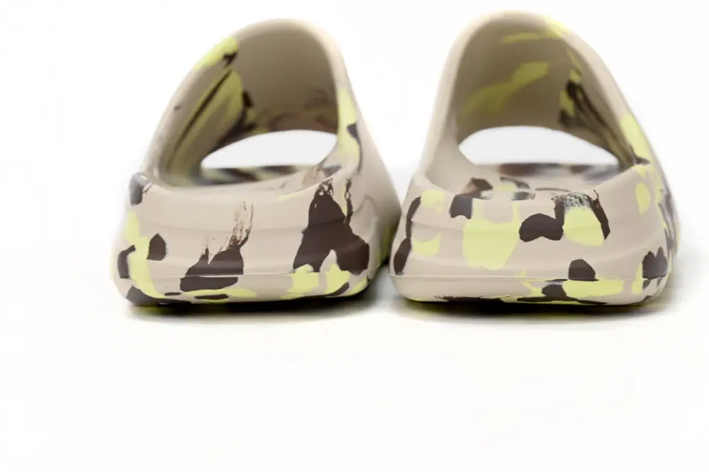 adidas Replica YEEZY SLIDE Yeezy Slide Enflame Oil Painting Ink Yellow FZ5899