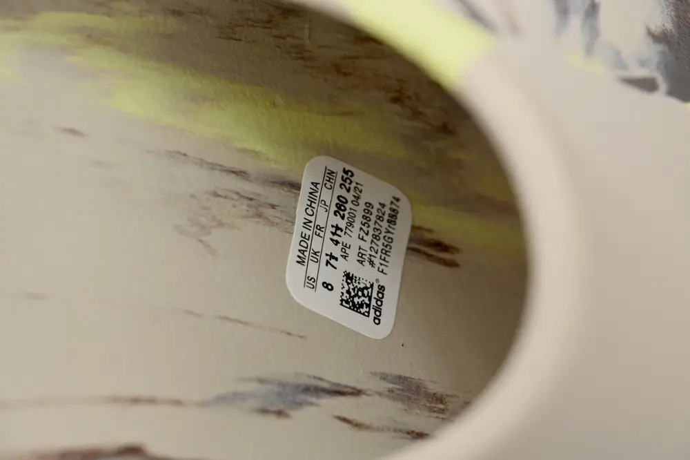 adidas Replica YEEZY SLIDE Yeezy Slide Enflame Oil Painting Ink Yellow FZ5899