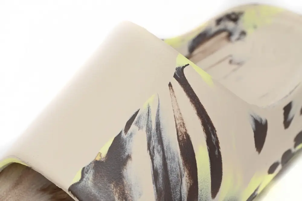 adidas Replica YEEZY SLIDE Yeezy Slide Enflame Oil Painting Ink Yellow FZ5899