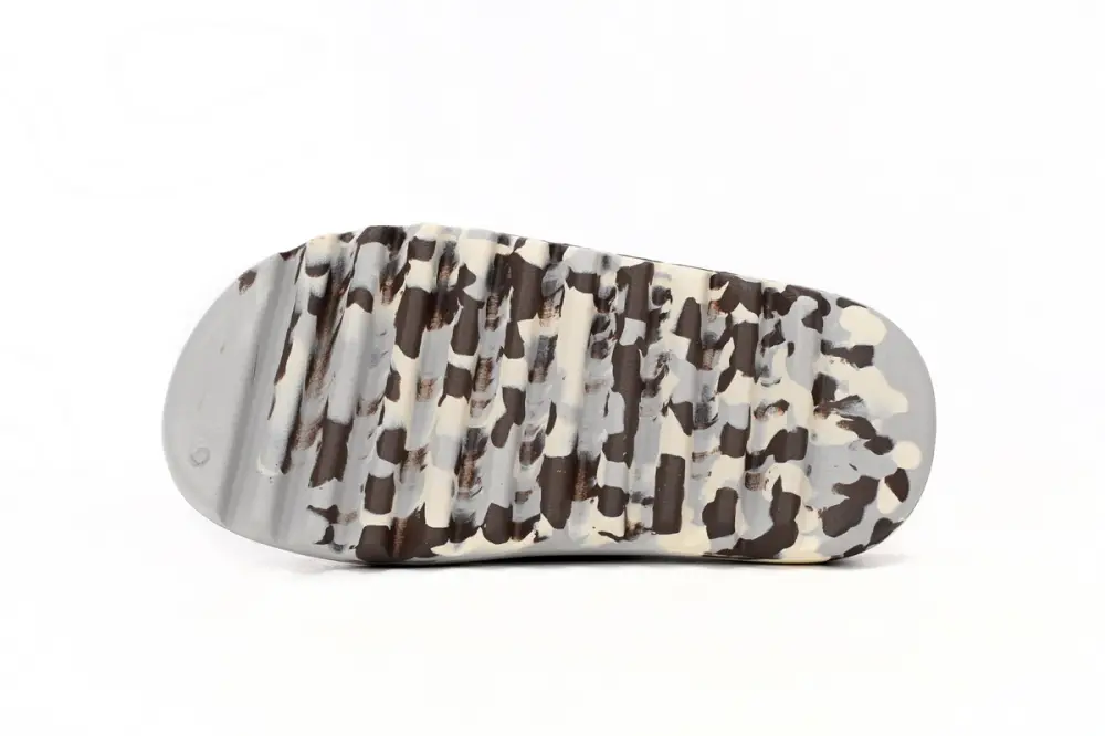 Yeezy Replica YEEZY SLIDE Slide Enflame Oil Painting White Grey GZ5553