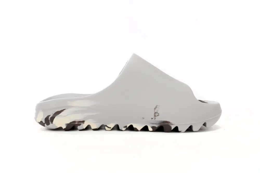 Yeezy Replica YEEZY SLIDE Slide Enflame Oil Painting White Grey GZ5553