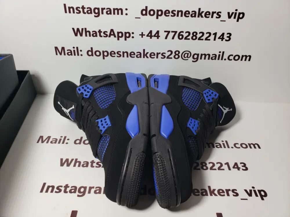Air jordan 4 game royal Jordan 4 Retro Black Game Royal CT8527-018