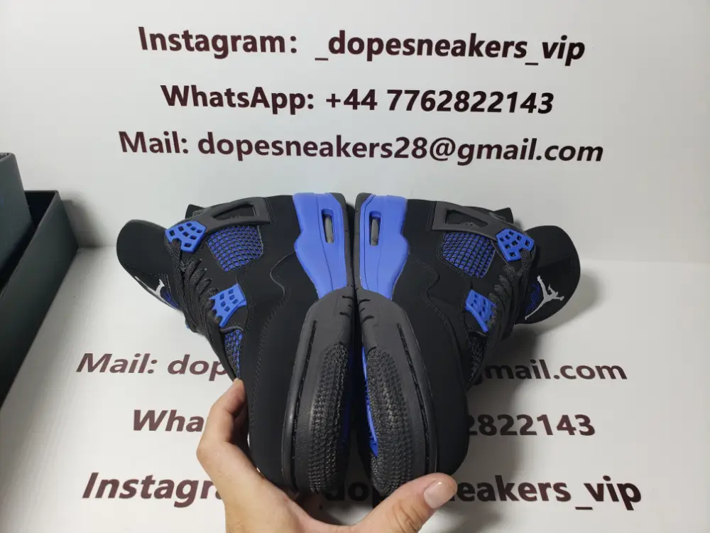 Air jordan 4 game royal Jordan 4 Retro Black Game Royal CT8527-018