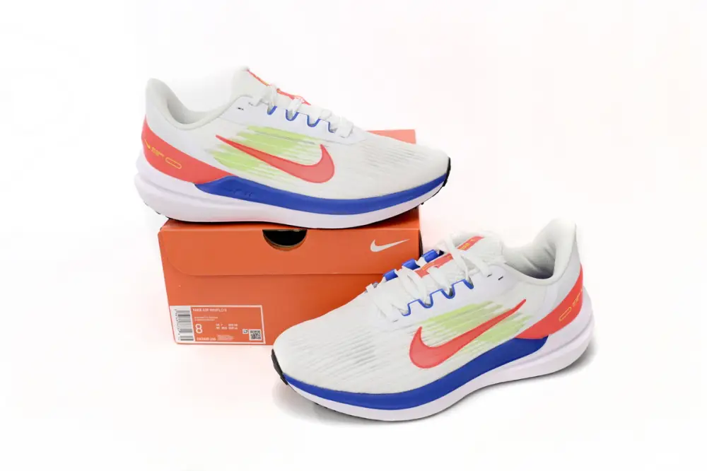Nike Air Winflo 9 White Blue Red DX3355-100 
