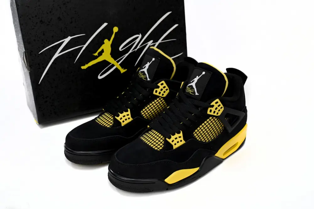 Air Jordan 4  Thunder Reps Jordan 4 Thunder DH6927-017 2023（TOP version）