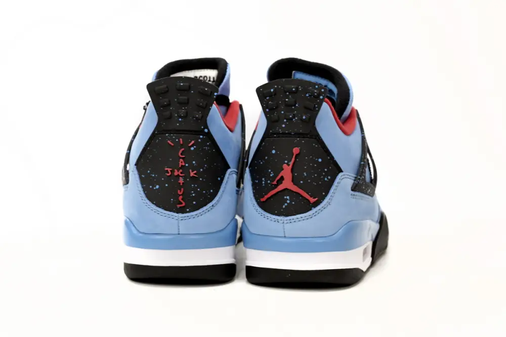 Travis Air Jordan 4  “Houston Oilers” Scott Cactus Jack x Air Jordan 4 Retro “Houston Oilers” 308497-406 (Top Quality)