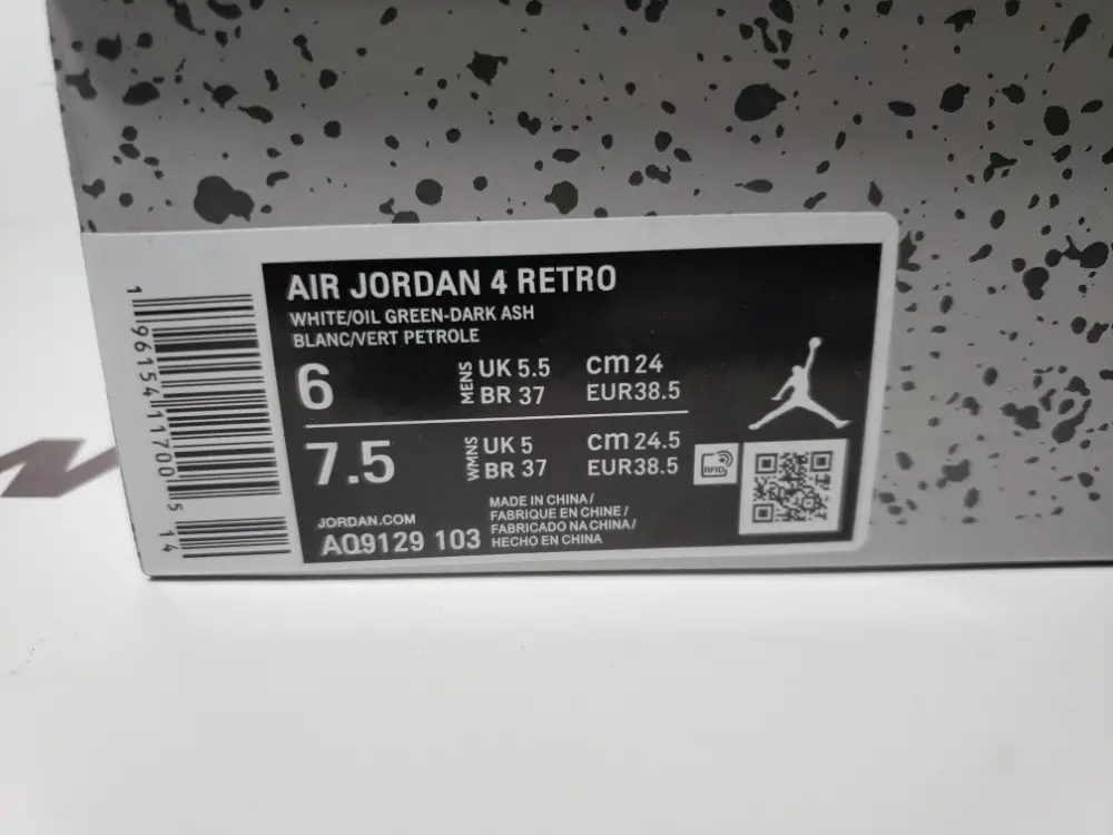 Cheap Air Jordan 4 “Seafoam” AQ9129-103 