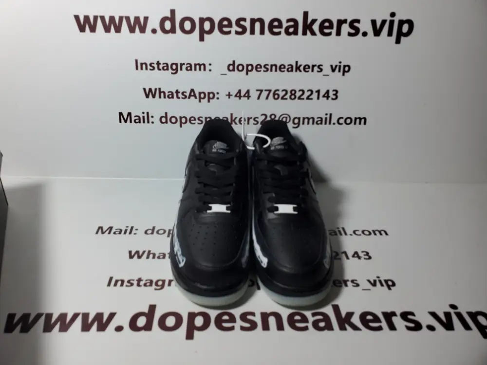 Nike air AF1 skeleton black Reps Force Black Skeleton Halloween (2019) BQ7541 001