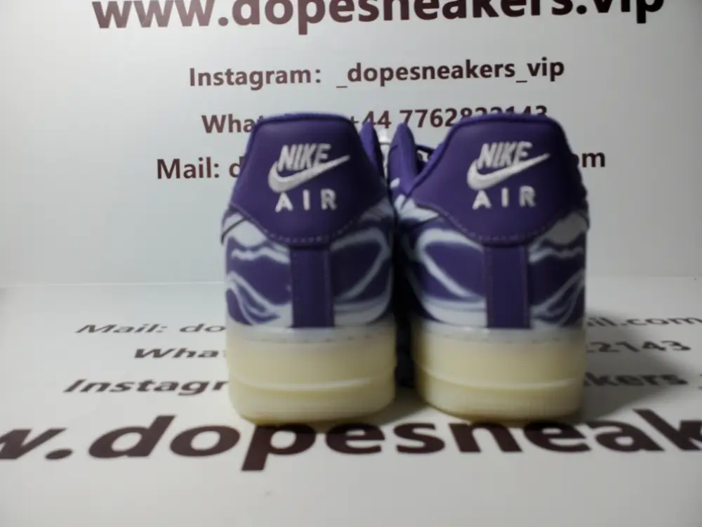 Nike nike skeleton purple Air Force 1 LOw O7 QS Purple Skeleton Halloween (2021)