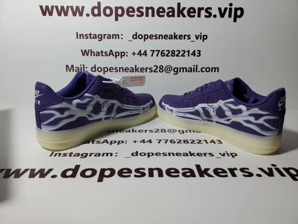 Nike nike skeleton purple Air Force 1 LOw O7 QS Purple Skeleton Halloween (2021)