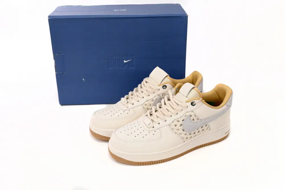 Nike Air Force 1 Low BQ7541-100 '07 Premium NAI-KE Bamboo Weave FN0369-101