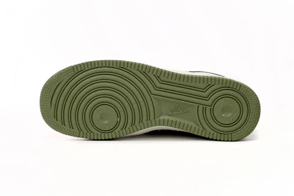 Nike BQ7541-100 Air Force 1 Low '07 Premium NAI-KE Bamboo Weave Sail Gorge Green FN0369-100