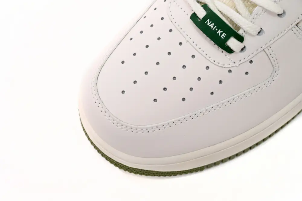 Nike BQ7541-100 Air Force 1 Low '07 Premium NAI-KE Bamboo Weave Sail Gorge Green FN0369-100
