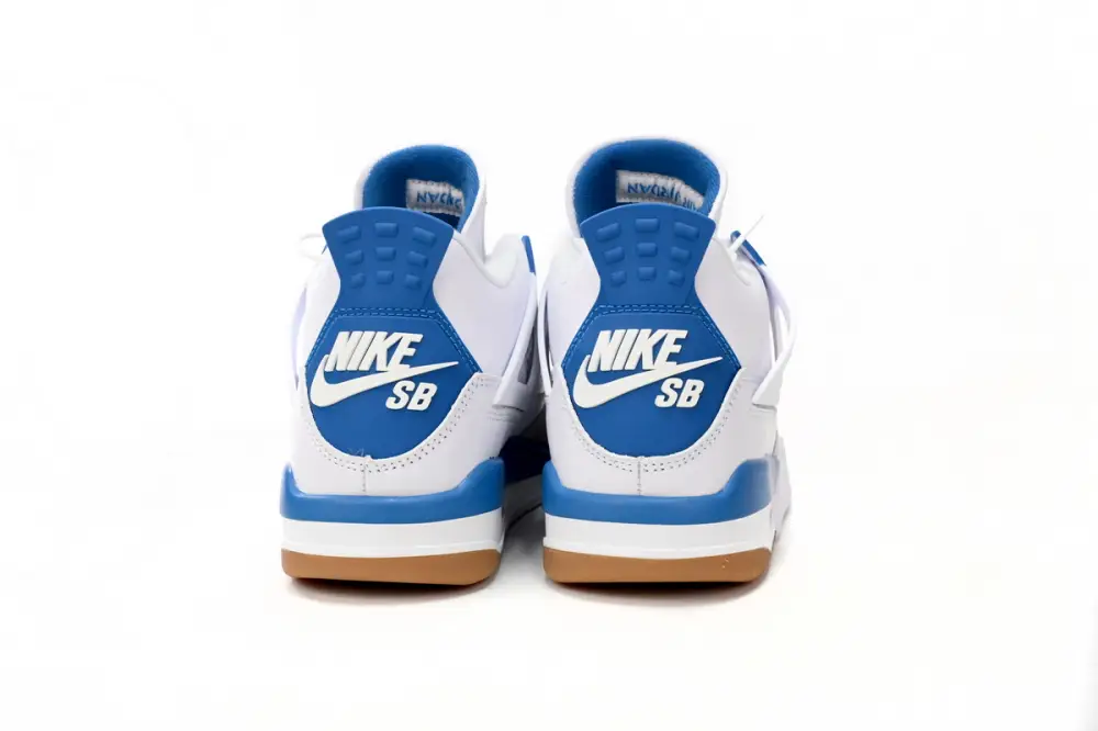 Nike reps Jordan 4 SB x Air Jordan 4 White Blue DR5415-104 (Top Quality)