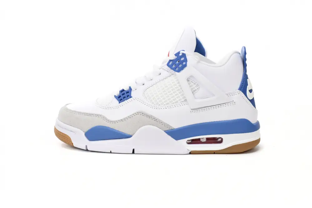 Nike SB x Air Jordan 4 White Blue DR5415-104 (Top Quality) 43A995