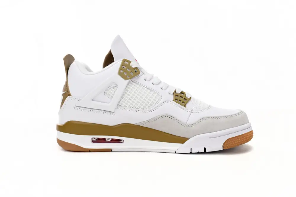 Nike SB x Air Jordan reps Jordan 4 4 White Brown DR5415-120 (Top Quality)