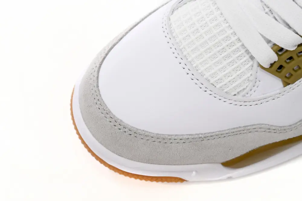 Nike SB x Air Jordan reps Jordan 4 4 White Brown DR5415-120 (Top Quality)