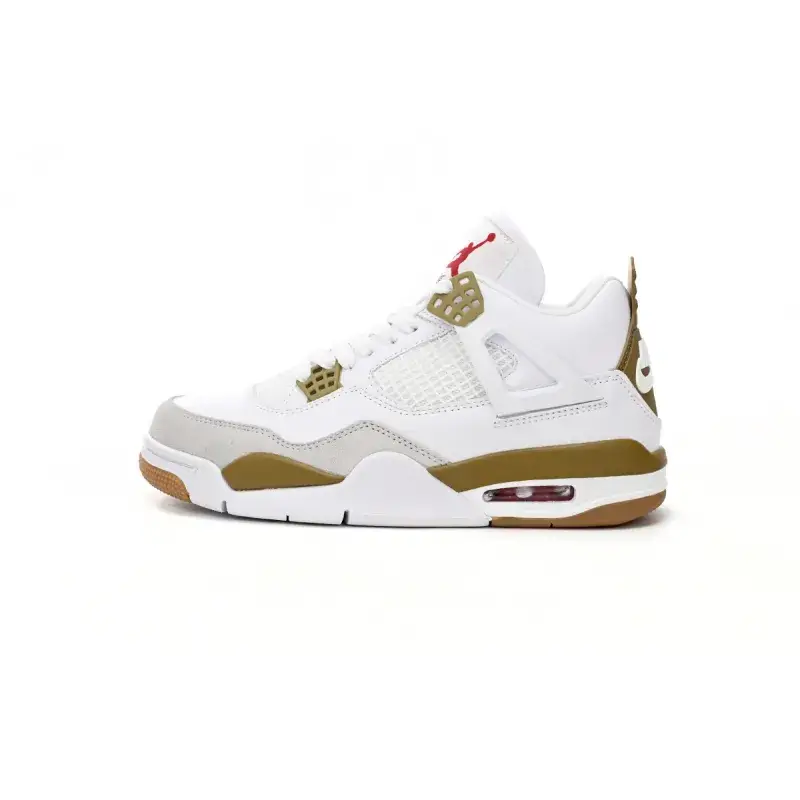 Nike SB x Air Jordan 4 White Brown DR5415-120 (Top Quality) 7FD612