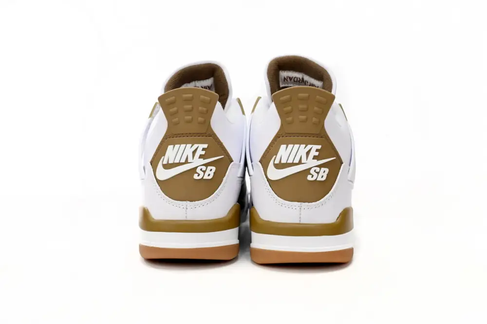 Nike SB x Air Jordan reps Jordan 4 4 White Brown DR5415-120 (Top Quality)