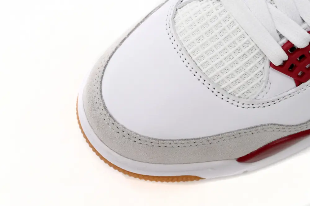 Nike reps Jordan 4 SB x Air Jordan 4 White Red DR5415-160 (Top Quality)