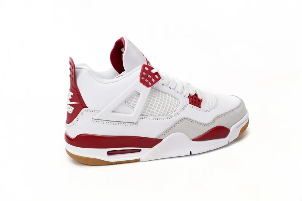 Nike reps Jordan 4 SB x Air Jordan 4 White Red DR5415-160 (Top Quality)