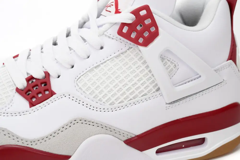 Nike reps Jordan 4 SB x Air Jordan 4 White Red DR5415-160 (Top Quality)