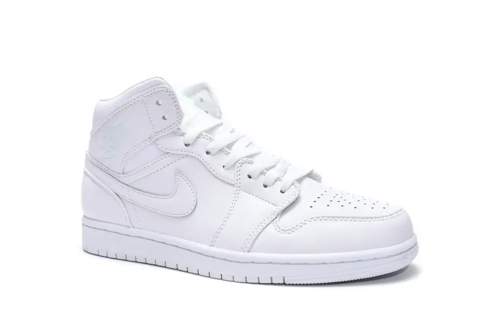 Air Jordan 1 Mid jordan 1 mid rep Triple White 554724-129